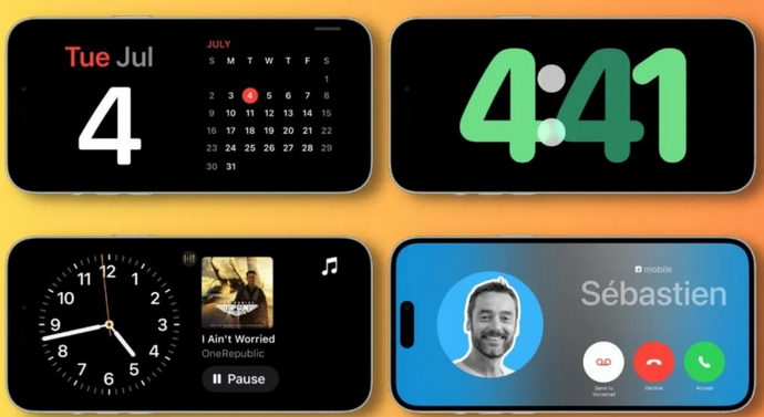 平武苹果手机维修分享iOS17横屏充电待机显示有什么好处 