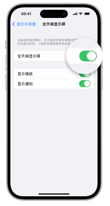 平武苹果14维修店分享如何自定义 iPhone 14 Pro 常亮显示屏 