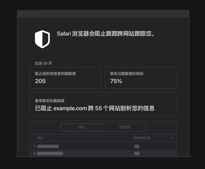 平武苹果手机维修分享如何在 Safari 浏览器中查看和打开隐私报告 